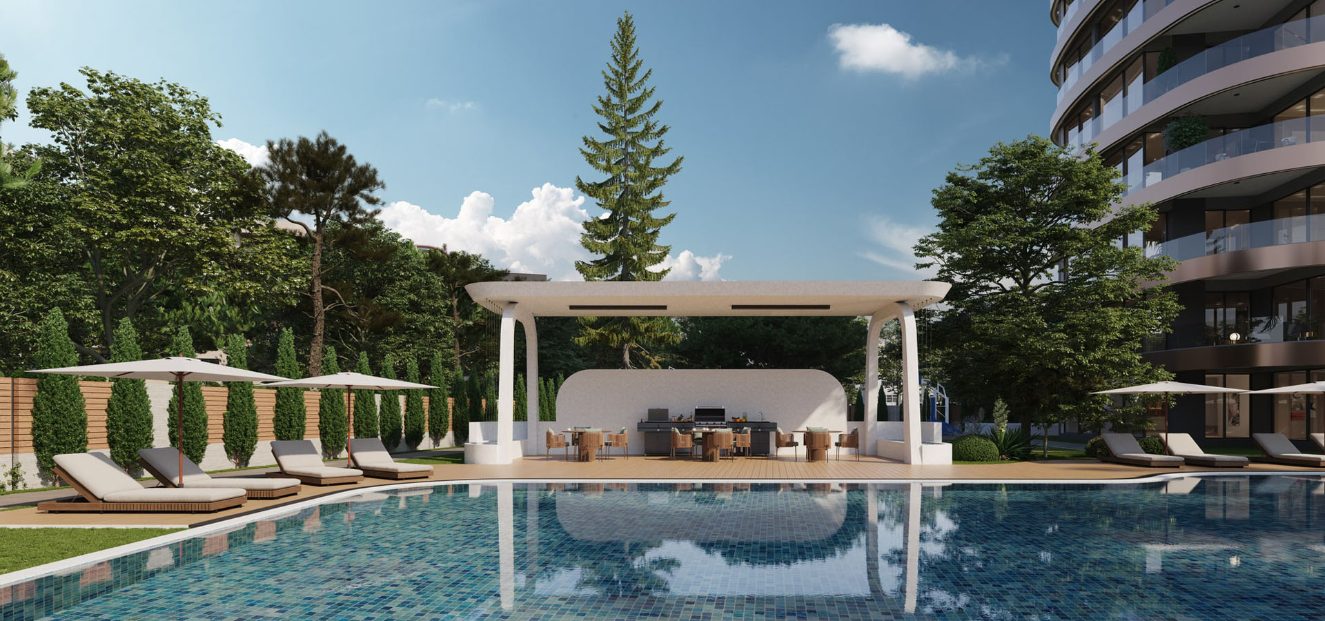 Majestic İnşaat sosyal yaşam alanları